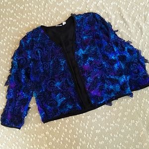 Bright, textured top